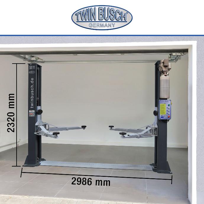 Twin Busch, 2-pilarinostin TW242GE-230v-G  Basic Line, 4200 kg