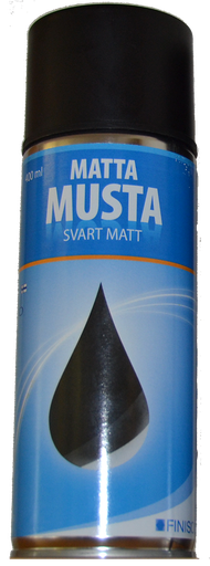 [F031217] Pintamaali mattamusta 400ml spray